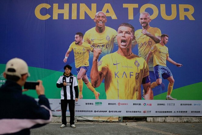 C.Ronaldo stendas Kinijoje | Scanpix nuotr.