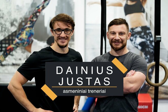 Asmeniniai treneriai Dainius ir Justas | Sportas.lt/Tito Pacausko nuotr.