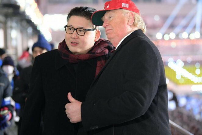 „D.Trumpas ir K.Jong Unas“ | Scanpix nuotr.