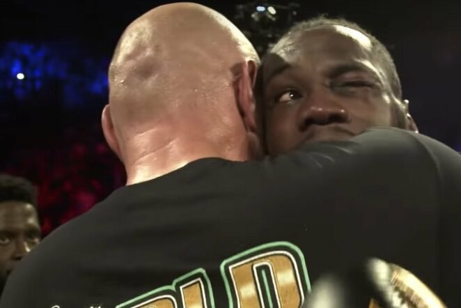 Tysonas Fury ir Deontay Wilderis | „Stop“ kadras