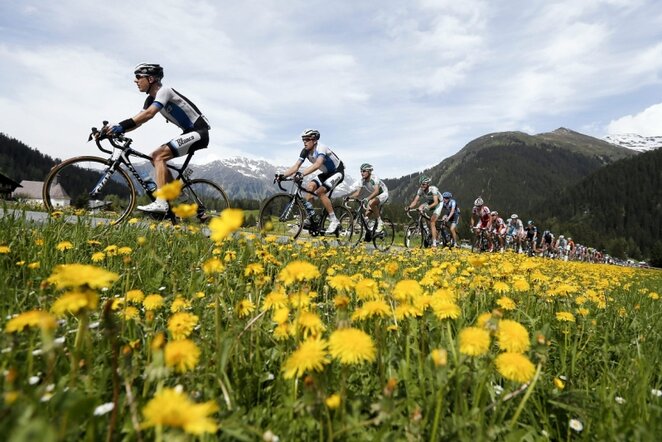 „Tour de Suisse“ lenktynių akimirka | AP/Scanpix nuotr.