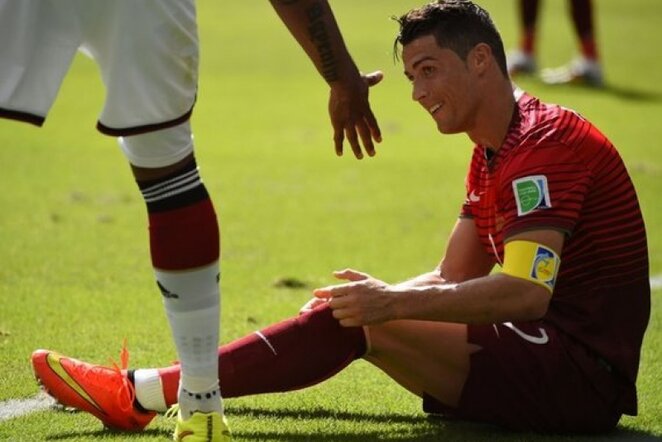 Vokietija puikiai susitvarkė su Cristiano Ronaldo | AFP/Scanpix nuotr.