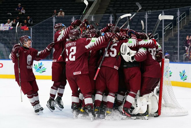 Latvijos U-20 ledo ritulio rinktinė | IIHF nuotr.