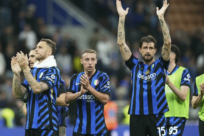 „Inter“ švenčia pergalę | Scanpix nuotr.