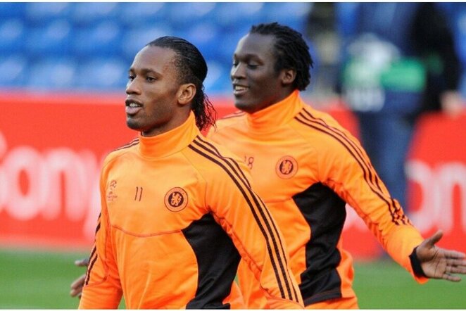 Didier Drogba ir Romelu Lukaku | Scanpix nuotr.