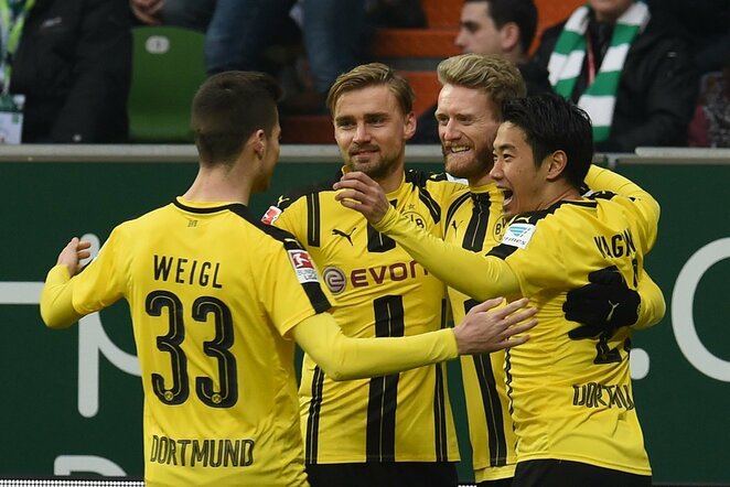 Dortmundo klubas džiaugiasi įvarčiu | Scanpix nuotr.