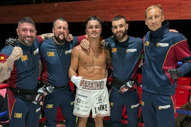 Samuelis Molina su treneriais | Instagram.com nuotr