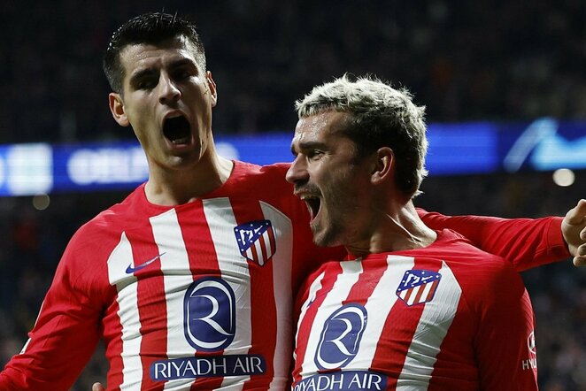 A. Morata ir A. Griezmannas pelnė po du įvarčius | Scanpix nuotr.
