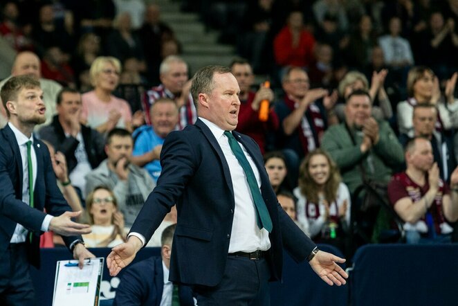 „Lietkabelis“ – „Žalgiris“ rungtynių akimirka | Pauliaus Peleckio / BNS foto nuotr.