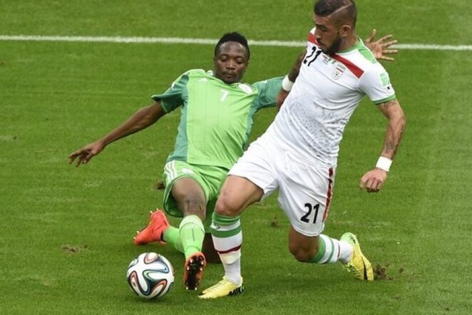 Irano – Nigerijos rungtynių akimirka | AFP/Scanpix nuotr.