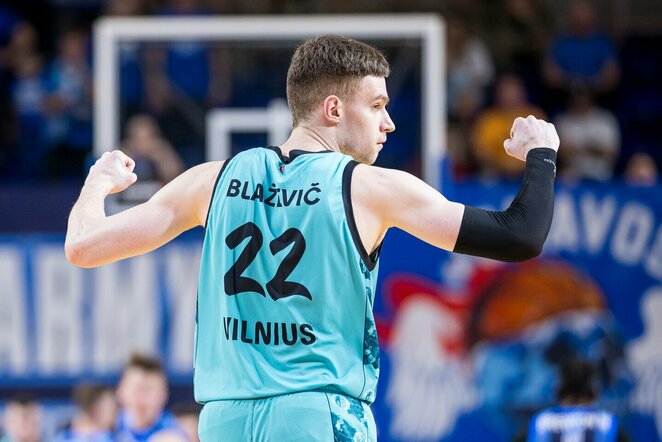 „CBet“ – „Wolves Twinsbet“ rungtynių akimirka | Roko Lukoševičiaus/Betsafe-LKL nuotr.