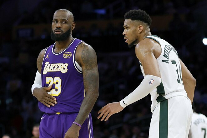 Jamesas ir Antetokounmpo | Scanpix nuotr.