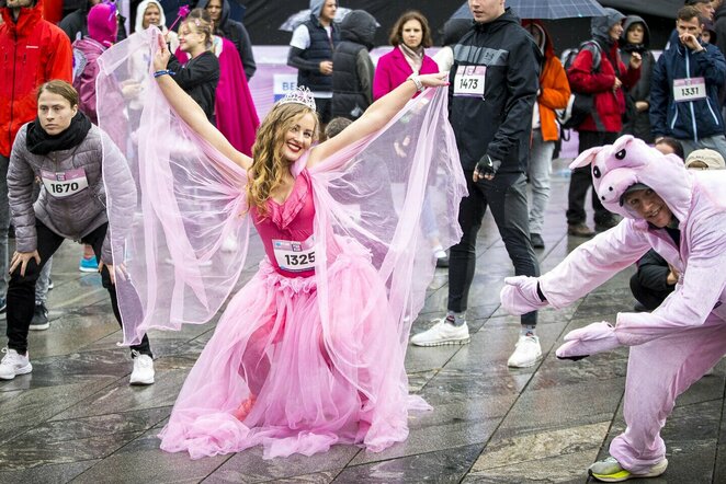 „Pink Run su BENU“ paramos bėgimas | Roko Lukoševičiaus nuotr.