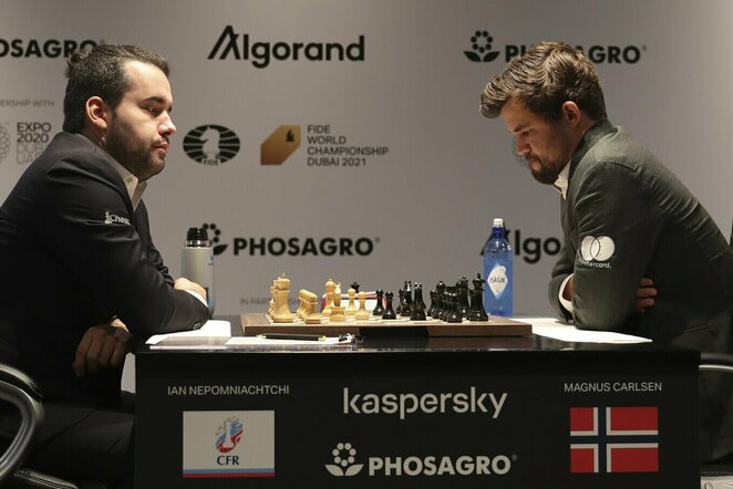 Janas Nepomniaščij ir Magnusas Carlsenas | Scanpix nuotr.