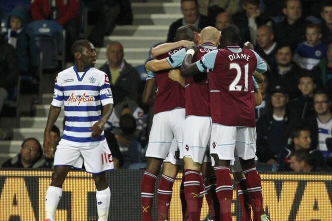 „West Ham“ džiaugiasi pirmu mačo įvarčiu | AFP/Scanpix nuotr.