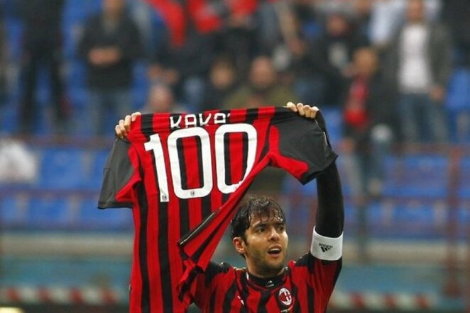 Kaka šiandien įmušė savo 100-ąjį įvartį | LaPresse/Scanpix nuotr.