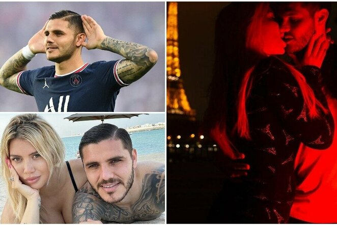 Wanda Nara ir Mauro Icardi | „Scanpix“ ir instagram.com nuotr.