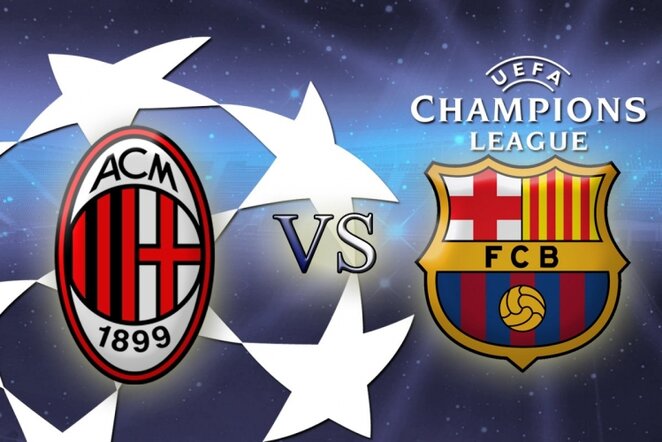 Šįvakar Čempionų lygos aštuntfinalyje susitinka „Milan“ ir „Barcelona“ klubai | barcaman.ru nuotr.