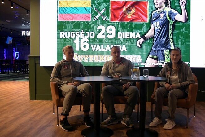 Brigita Ivanauskaitė, Karolis Kaladinskas ir Klaudija Šidlauskytė | rankinis.lt nuotr.