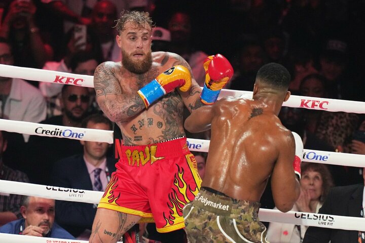 Jake'as Paulas ir Anthony Joshua | Scanpix nuotr.