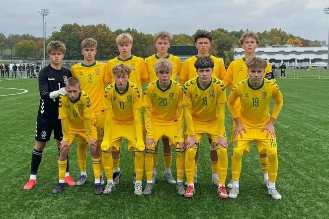 Lietuvos U-15 futbolo rinktinė | lff.lt nuotr.