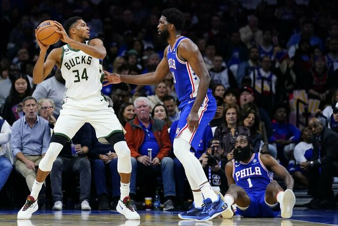 Antetokounmpo ir Embiidas | Scanpix nuotr.