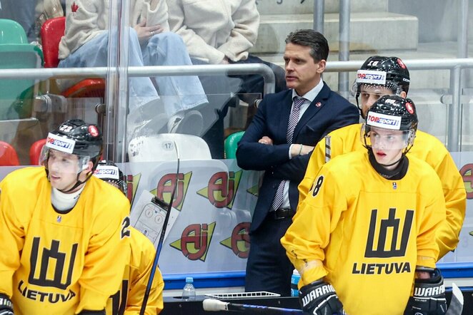 Lietuva – Ukraina rungtynių akimirka | IIHF nuotr.