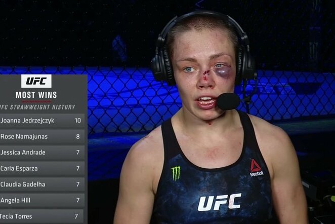 Rose Namajunas | „Twitter“ nuotr.
