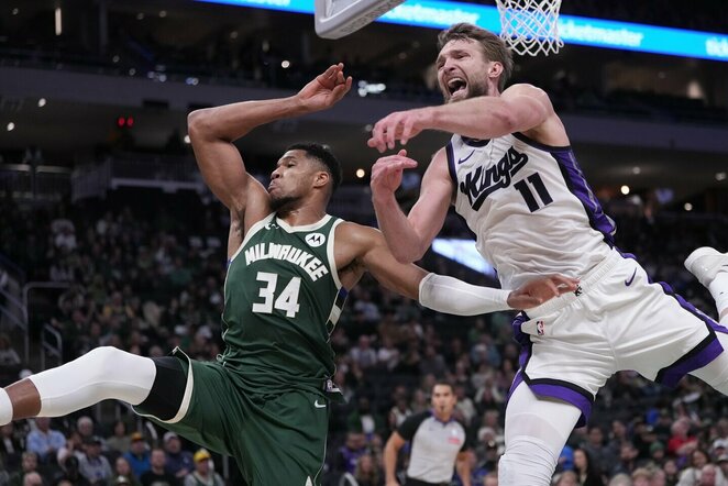 Giannis Antetokounmpo ir Domantas Sabonis | Scanpix nuotr.