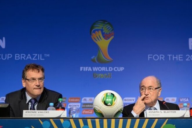 FIFA suskirstė komandas į burtų krepšelius | AFP/Scanpix nuotr.