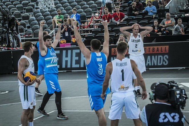Lietuvių ir slovėnų rungtynės | FIBA nuotr.
