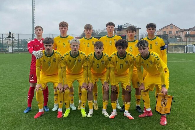 Lietuvos U-17 futbolo rinktinė | futbolas.lt nuotr.