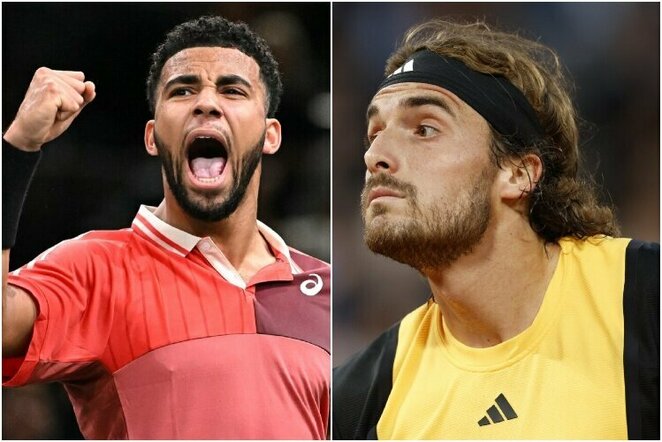 Arthuras Filsas ir Stefanos Tsitsipas | Scanpix nuotr.