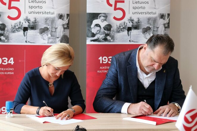 LKF ir LSU pasirašė bendradarbiavimo sutartį | Organizatorių nuotr.