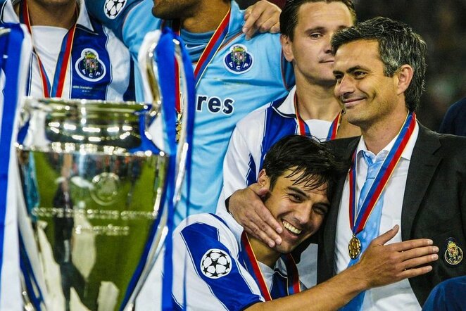 Jose Mourinho triumfas su „Porto“ UEFA Čempionų lygoje | „Twitter“ nuotr.