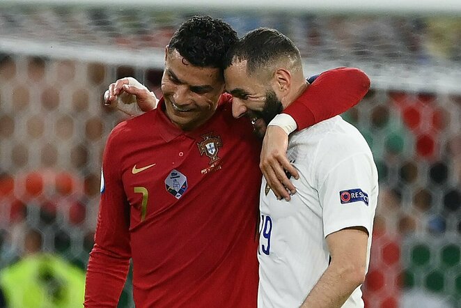 Cristiano Ronaldo ir Karimas Benzema | Scanpix nuotr.