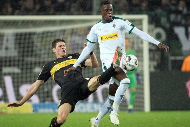 „Borussia“ – „Stuttgart“ rungtynių akimirka  | Scanpix nuotr.