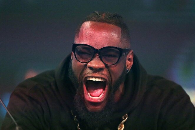 Tysono Fury ir Deontay Wilderio spaudos konferencija | Scanpix nuotr.