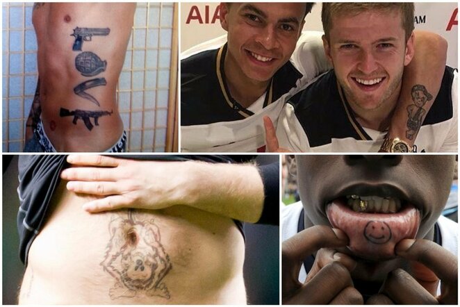 Futbolininkų tatuiruotės | Instagram.com nuotr