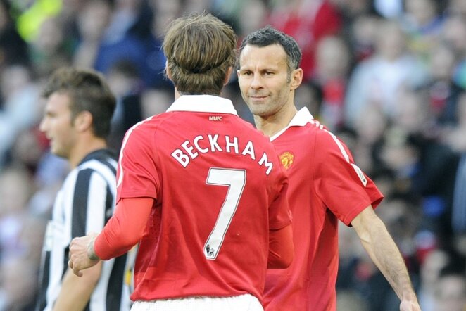 Davidas Beckhamas ir Ryanas Giggsas | Reuters/Scanpix nuotr.