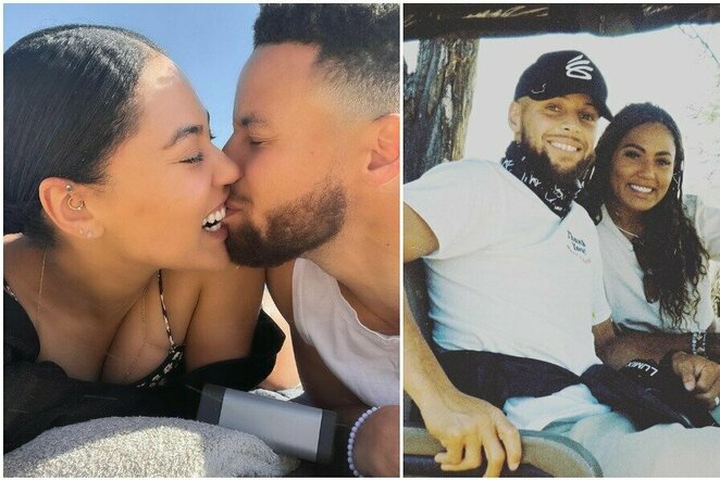 Ayesha Curry ir Stephenas Curry | Instagram.com nuotr