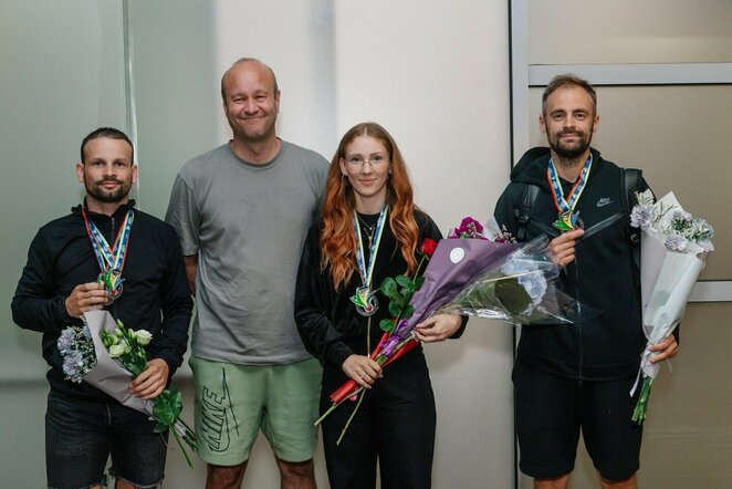Lietuvos kurtieji badmintonininkai į Lietuvą parvežė iškovotus pasaulio čempionato medalius | Augusto Četkausko nuotr.