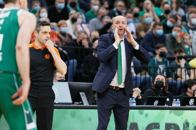 „Žalgiris“ – „Olympiacos“ rungtynių akimirka | Eriko Ovčarenko / BNS foto nuotr.