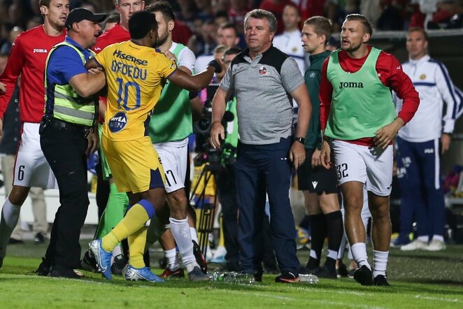 „Sūduvos“ ir „Maccabi“ rungtynės Mariaus Vizbaro / BNS foto nuotr.