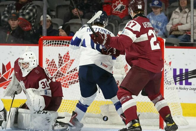 Suomija – Latvija rungtynių akimirka | IIHF nuotr.