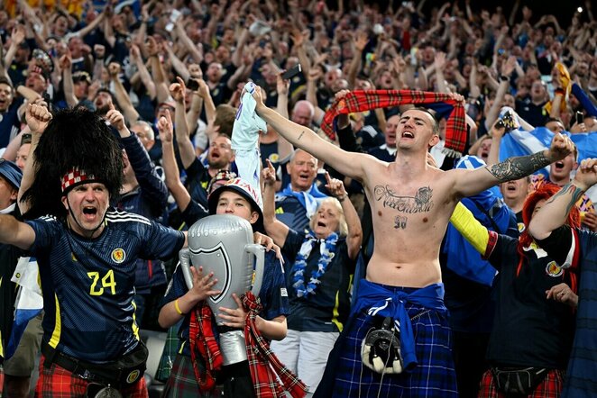 Škotijos rinktinės fanai | Scanpix nuotr.