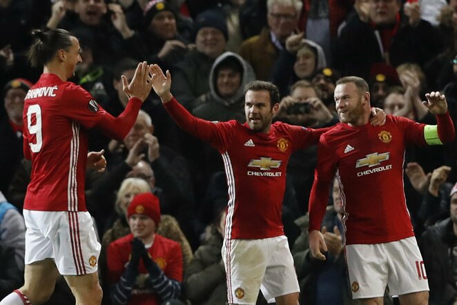 „Manchester United“ džiaugiasi įvarčiu | Scanpix nuotr.