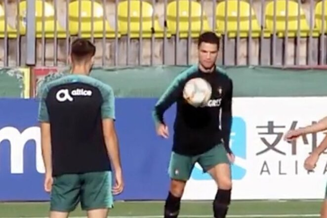 Cristiano Ronaldo | „Stop“ kadras