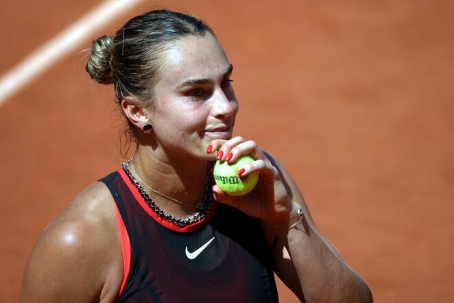 Aryna Sabalenka | EPA / CHRISTOPHE PETIT TESSON nuotr.