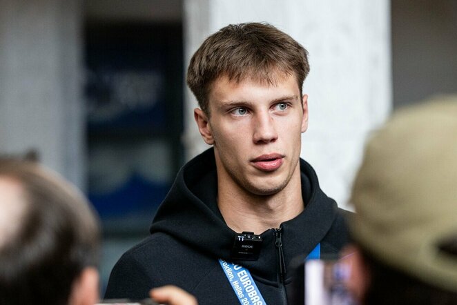 Lietuvos U-20 krepšinio rinktinė sugrįžo namo | Pauliaus Peleckio / BNS foto nuotr.